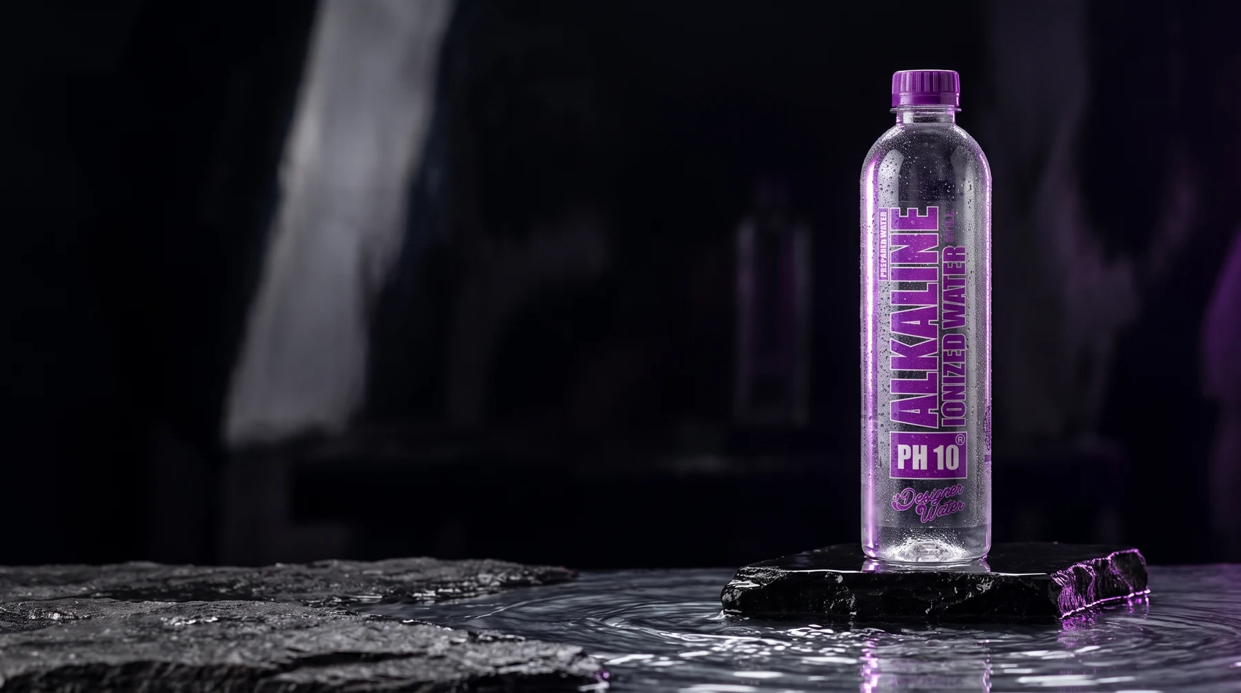 Designer Water product photography
