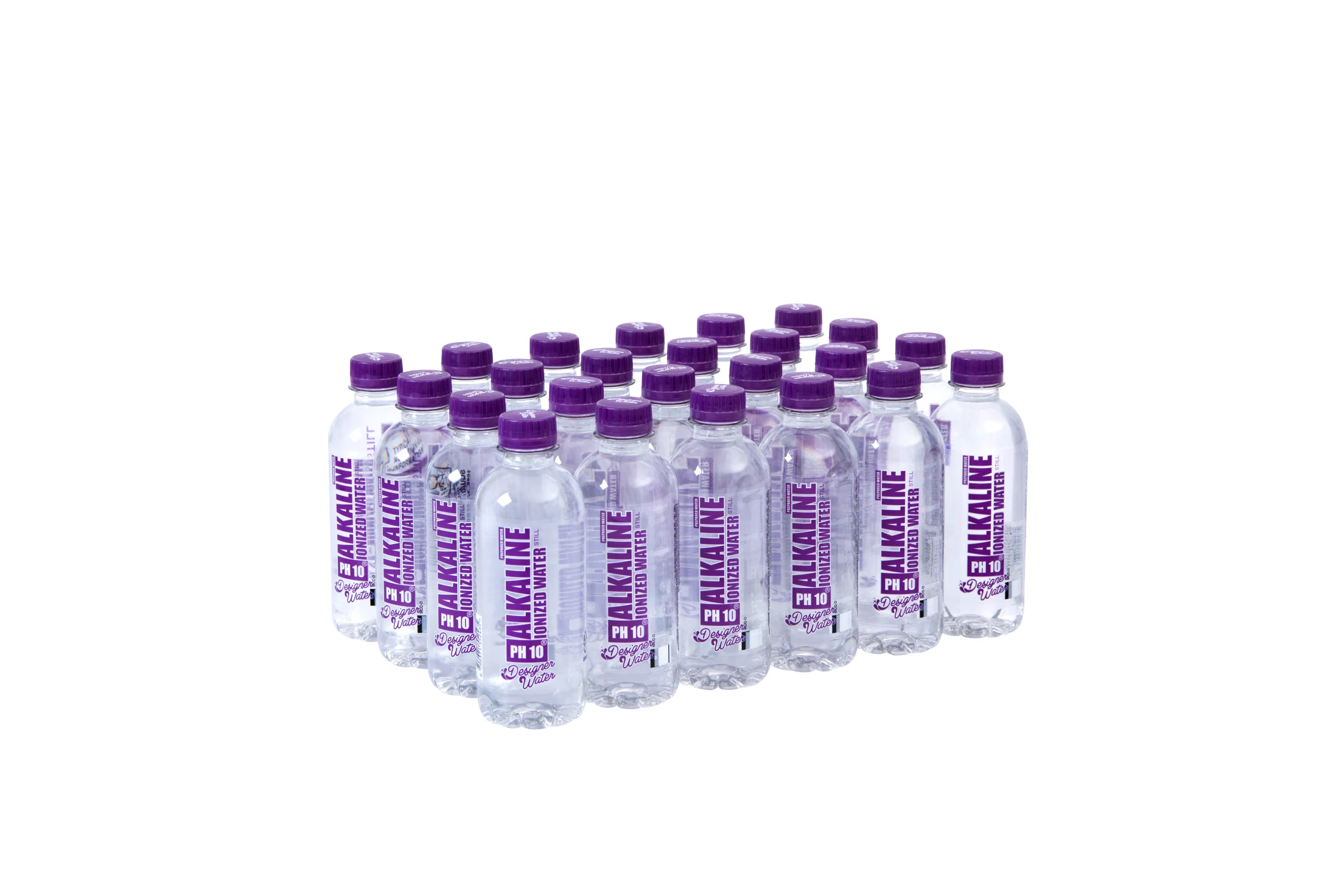 Designer Water pH10 — 330ml Case of 24, case contents shown