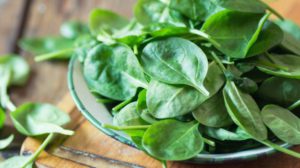 green leafy vegetables