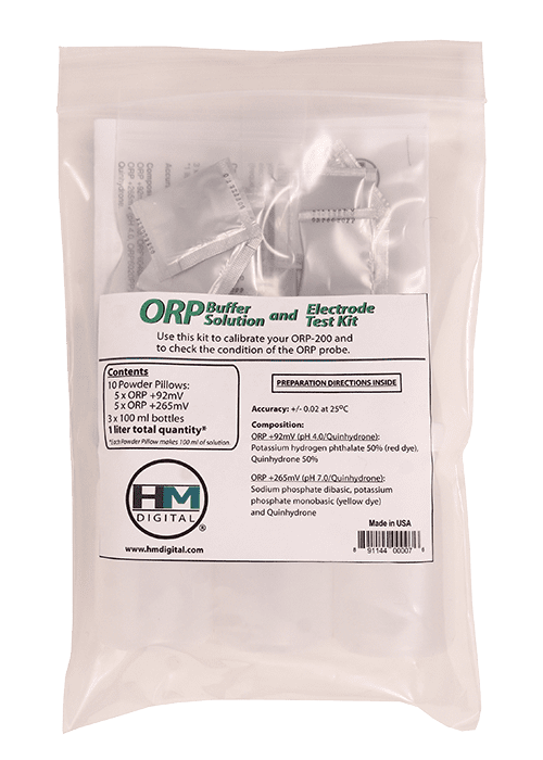 orp buffer solution and electrode test kit