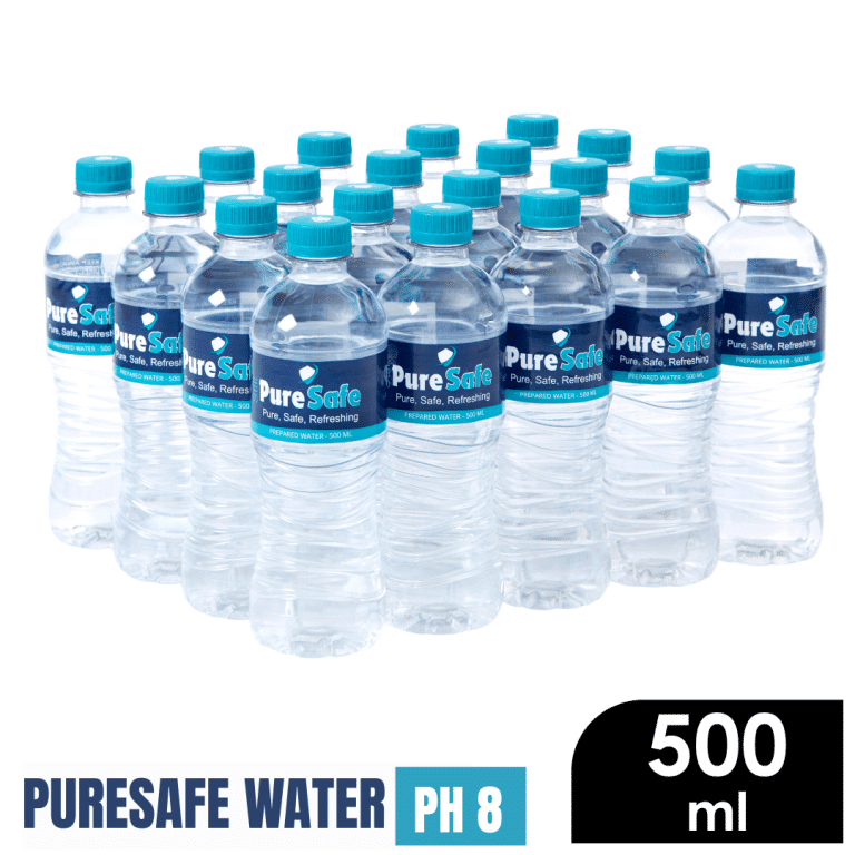 PureSafe purified still water 500ml case of 24, water delivery Midrand