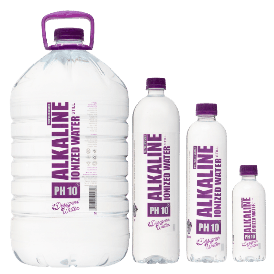 Alkaline bottled water, Designer Water alkaline water range