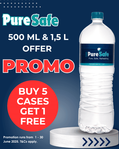 Puresafe bottled water
