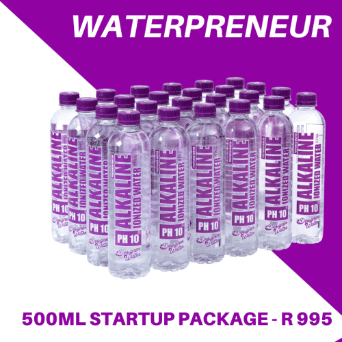 500ML Designer Water Waterpreneur startup package