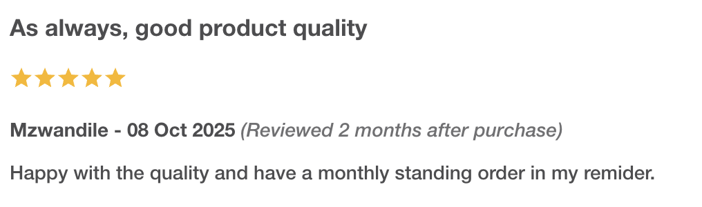 designer water testimonial